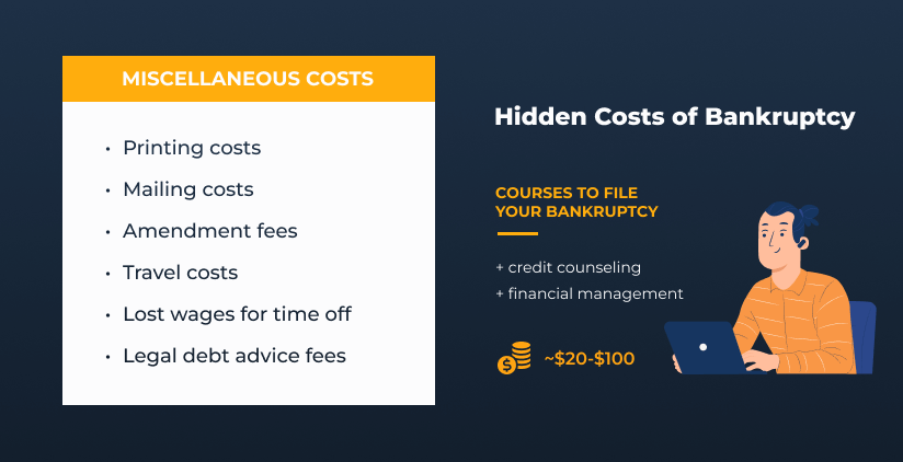 how much do bankruptcy lawyers cost hidden costs